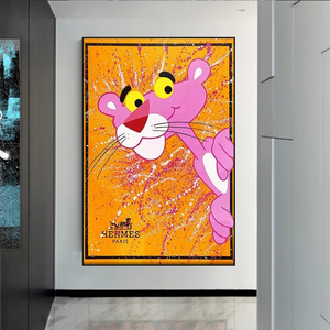 Pink Panther hermes Poster: Stunning Artwork for Sale-Wall Posters