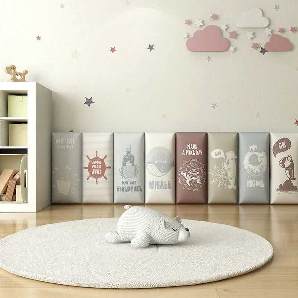 Pirate Adventure Kids Wall Padded Safety Cushions-Anti Collision Padded Wall Stickers