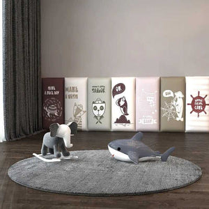 Pirate Adventure Kids Wall Padded Safety Cushions-Anti Collision Padded Wall Stickers