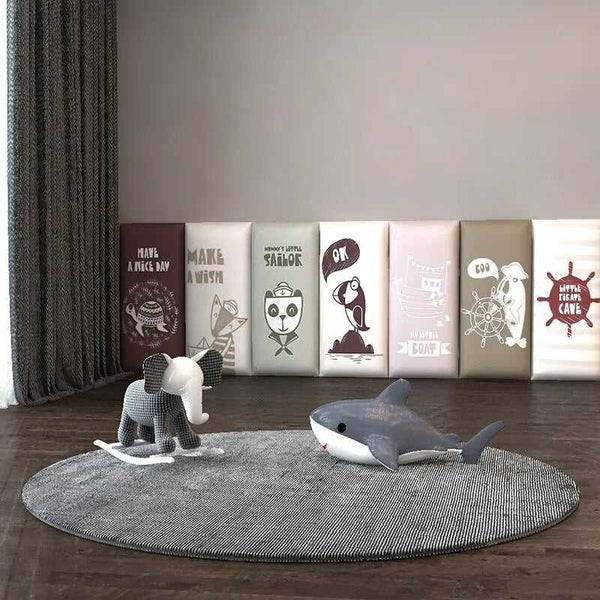 Pirate Adventure Kids Wall Padded Safety Cushions-Anti Collision Padded Wall Stickers