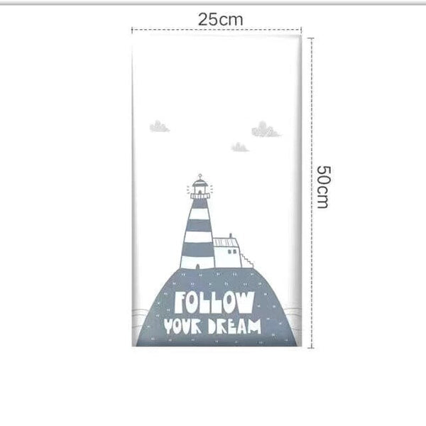 Pirate Adventure Kids Wall Padded Safety Cushions-Anti Collision Padded Wall Stickers