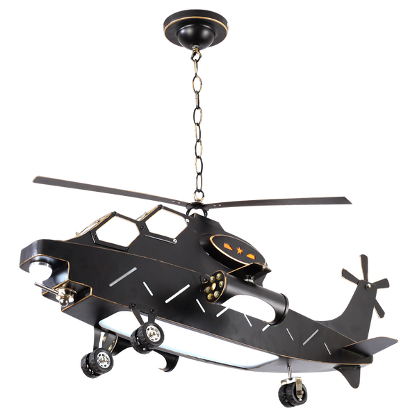 Plane Helicopter Pendant Light - Unique Aircraft Design-Kids Room Nursery Lighting