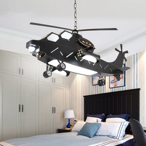 Plane Helicopter Pendant Light - Unique Aircraft Design-Kids Room Nursery Lighting