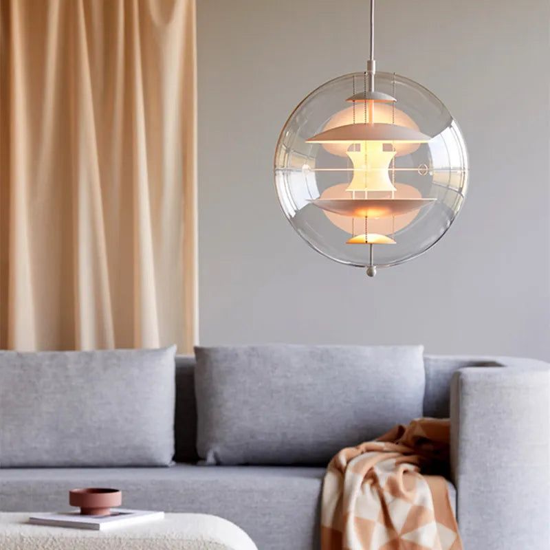 Planet Globe Pendant Light - Illuminate Your Space with Contemporary Elegance-Pendant Lights