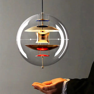 Planet Globe Pendant Light - Illuminate Your Space with Contemporary Elegance-Pendant Lights