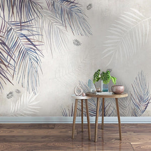 Plant Leaf 3D Wallpaper for Home Wall Decor-Flower & Leaf Wallpaper