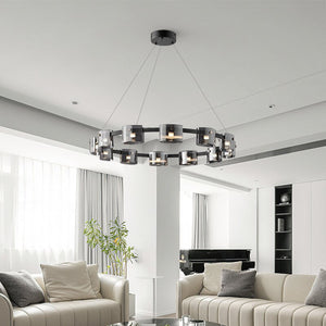 Polish Black Glass: Kitchen Island Lighting-Kitchen Island