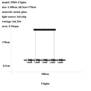 Polish Black Glass: Kitchen Island Lighting-Kitchen Island