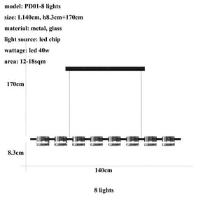 Polish Black Glass: Kitchen Island Lighting-Kitchen Island