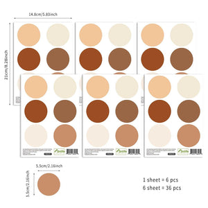 Polka Dot Boho Rainbow Wall Decal: Stylish Décor-Kids Nursery Bohemian Wall Decals