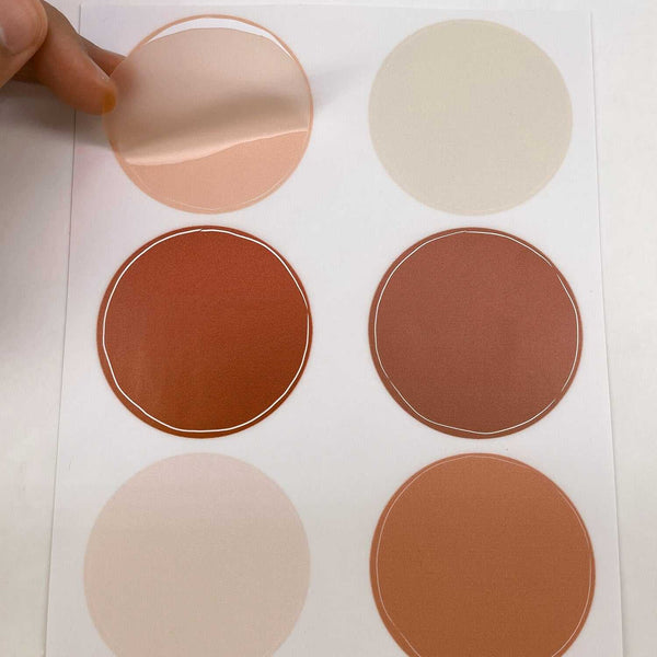 Polka Dot Boho Rainbow Wall Decal: Stylish Décor-Kids Nursery Bohemian Wall Decals