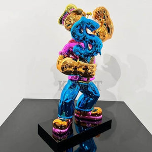 Popoye Electroplated Statue Ornament-Statue & Ornaments
