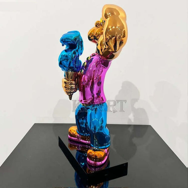 Popoye Electroplated Statue Ornament-Statue & Ornaments