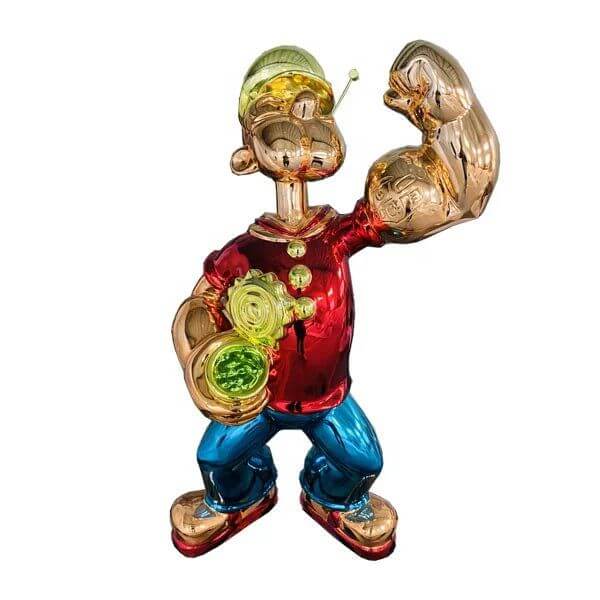 Popoye The Sailor Man Fiber Glass Statue 5ft-Supreme Sculptures
