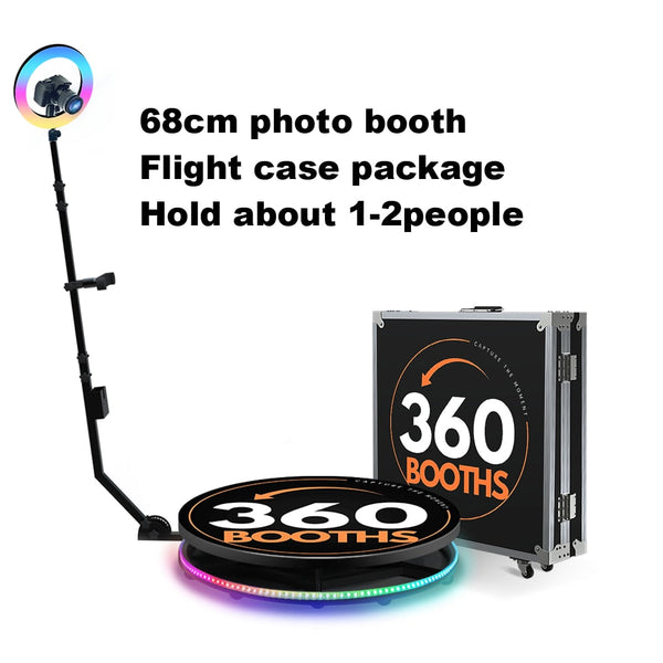 Portable 360 Photo Booth Automatic For Video Events-Floor Lamp