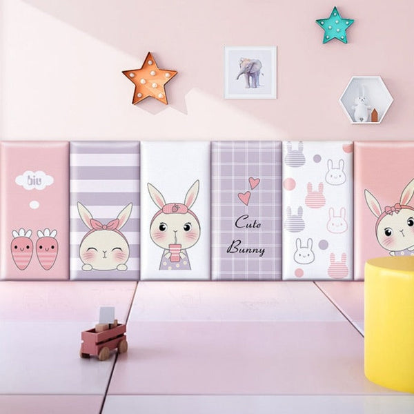 Princess Castle Kids Wall Padded Safety Cushions-Anti Collision Padded Wall Stickers
