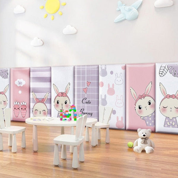 Princess Castle Kids Wall Padded Safety Cushions-Anti Collision Padded Wall Stickers