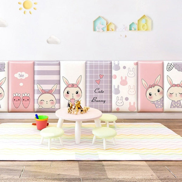 Princess Castle Kids Wall Padded Safety Cushions-Anti Collision Padded Wall Stickers