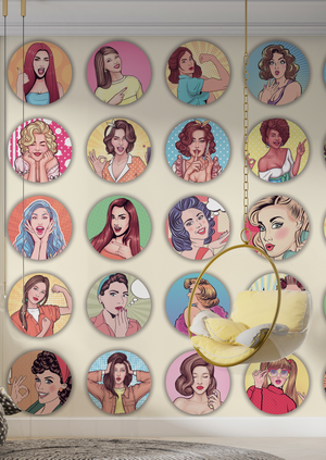 Princess Legends: Girls Room Wallpaper Mural-Kids Room Wallpaper