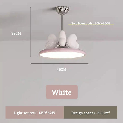 Princess Room Girl Bedroom Bow Chandelier Light - Whimsical Elegance at Her Command-Kids Room Nursery Lighting