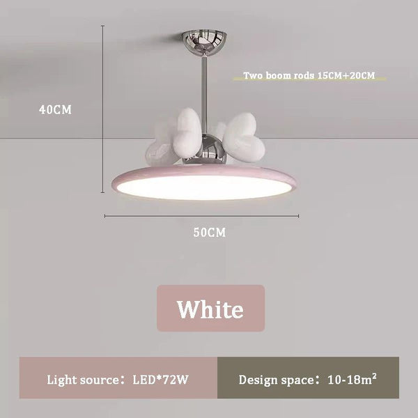 Princess Room Girl Bedroom Bow Chandelier Light - Whimsical Elegance at Her Command-Kids Room Nursery Lighting