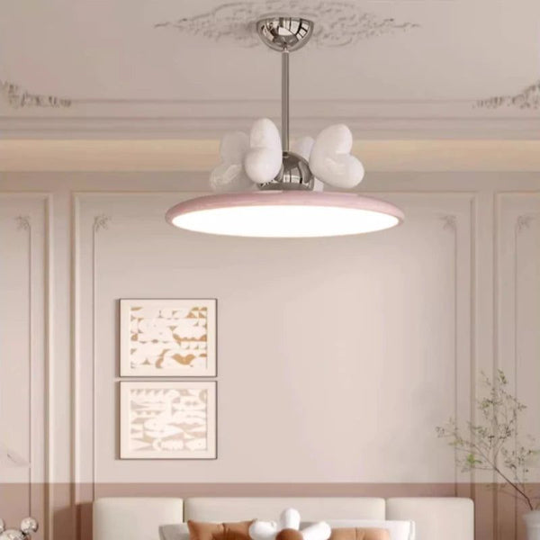 Princess Room Girl Bedroom Bow Chandelier Light - Whimsical Elegance at Her Command-Kids Room Nursery Lighting