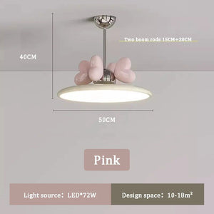Princess Room Girl Bedroom Bow Chandelier Light - Whimsical Elegance at Her Command-Kids Room Nursery Lighting