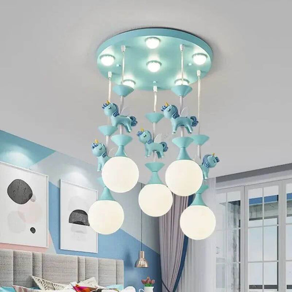 Princess Room Merry Go Round Ceiling Light-Kids Room Nursery Lighting
