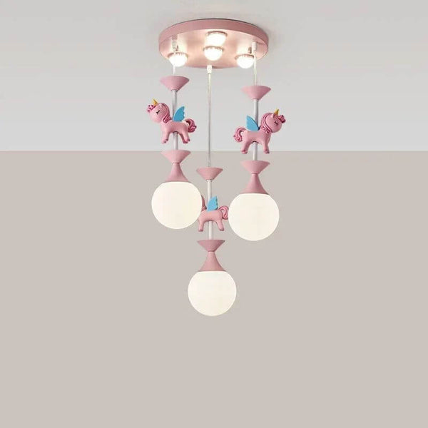 Princess Room Merry Go Round Ceiling Light-Kids Room Nursery Lighting