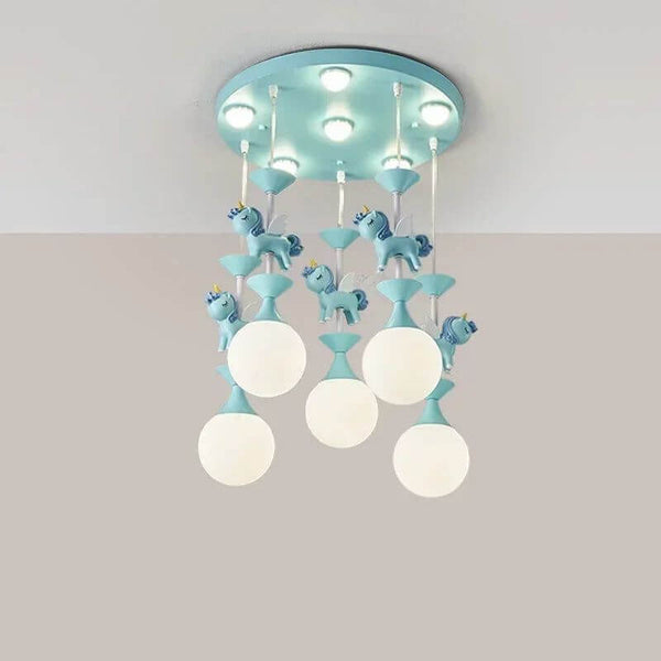 Princess Room Merry Go Round Ceiling Light-Kids Room Nursery Lighting