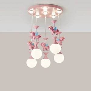 Princess Room Merry Go Round Ceiling Light-Kids Room Nursery Lighting