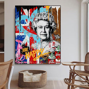 Queen Elizabeth Poster - Fine Art Collection-Wall Posters