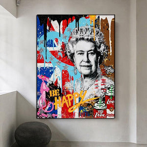 Queen Elizabeth Poster - Fine Art Collection-Wall Posters