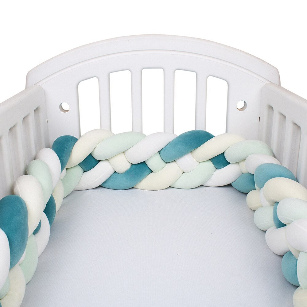 Quilted Cot Bumper: Cot Bumper for Extra Comfort-Crib Bumper