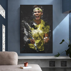 Rafael Nadal Tennis Legend Sports Canvas Wall Art-Wall Posters