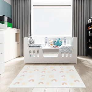 Rainbow Sun Puzzle Mat Tiles – Soft Foam Interlocking Play Mats for Baby &amp; Toddler-Toddler Play Mats