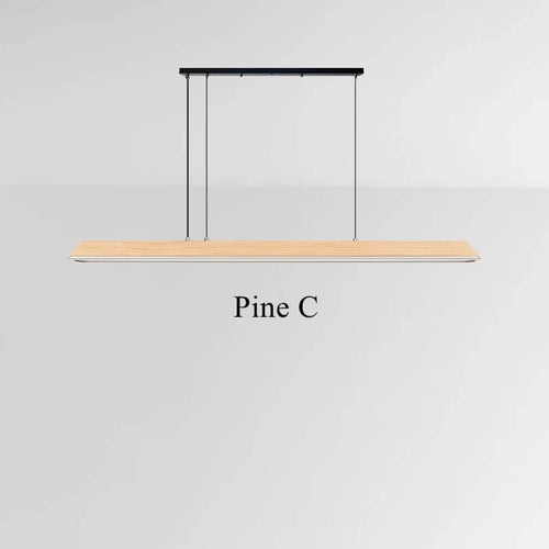 Real Wood Farmhouse Hanging Lamp for Kitchen Island-Kitchen Island