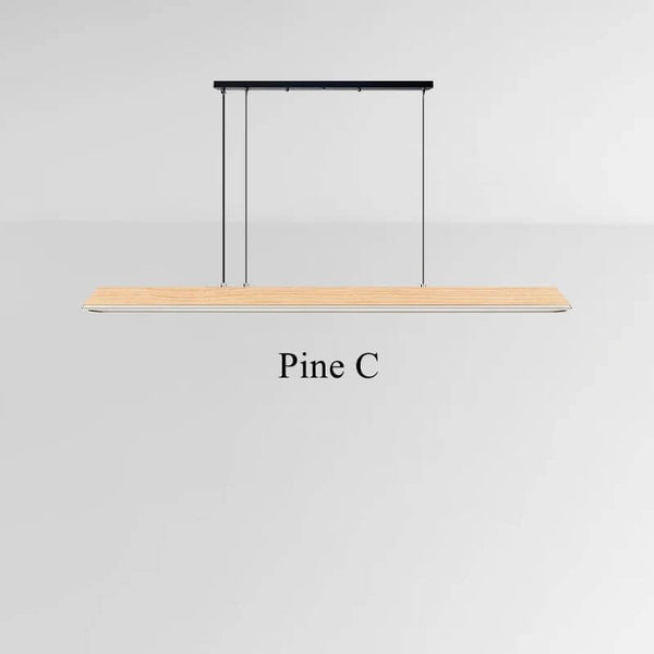 Real Wood Farmhouse Hanging Lamp for Kitchen Island-Kitchen Island