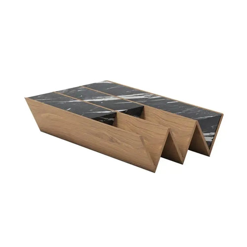 Rectanglular Wood Angel Coffee Table-Coffee Tables