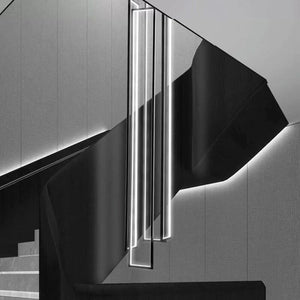 Rectangular Pendants Staircase Chandelier Lighting-Staircase Chandelier