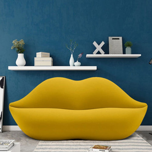 Red Lips Sofa Set – Luxury Velvet Sofa for Living Room-Sofa Set