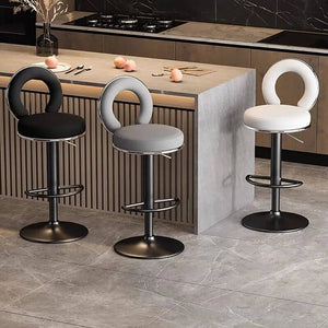 Relaxing Swivel Altos Metal Backrest Bar Stools-Bar Stools
