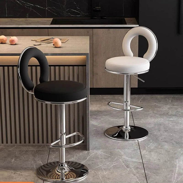 Relaxing Swivel Altos Metal Backrest Bar Stools-Bar Stools