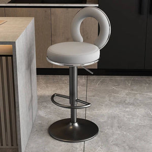 Relaxing Swivel Altos Metal Backrest Bar Stools-Bar Stools
