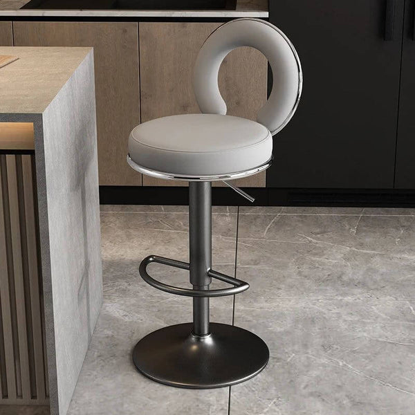 Relaxing Swivel Altos Metal Backrest Bar Stools-Bar Stools