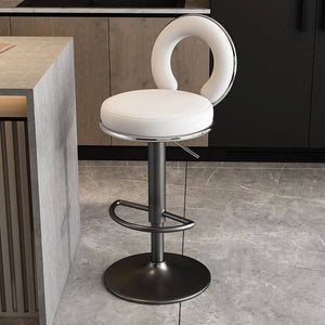 Relaxing Swivel Altos Metal Backrest Bar Stools-Bar Stools