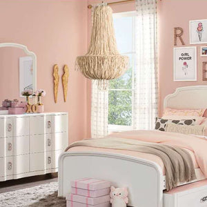 Retro Bamboo Jellyfish Chandelier - Unique Lighting Fixture-Ceiling Chandelier