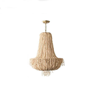 Retro Bamboo Jellyfish Chandelier - Unique Lighting Fixture-Ceiling Chandelier