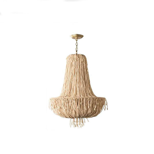 Retro Bamboo Jellyfish Chandelier - Unique Lighting Fixture-Ceiling Chandelier