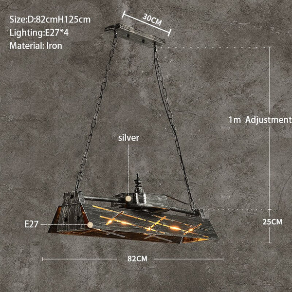 Retro Chandelier: Illuminate Your Space in Style-Kitchen Island